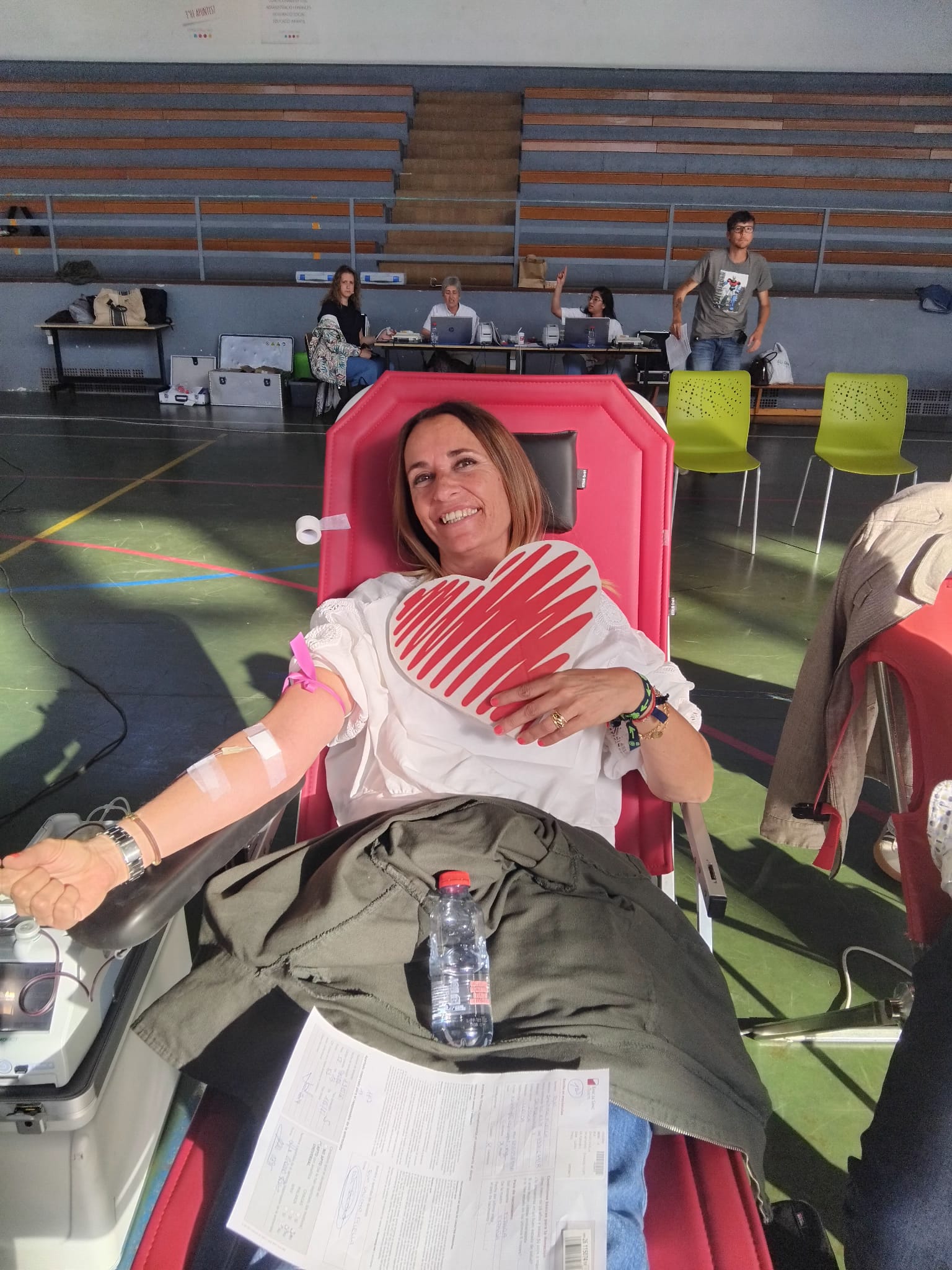 Donant del Banc de Sang al Col&middot;legi Episcopal